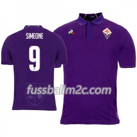 Fußballtrikots ACF Fiorentina Simeone 9 Heim Trikotsatz 2018-2019 Fußballtrikots ACF Fiorentina Simeone 9 Heim Trikotsatz 2018-2019
